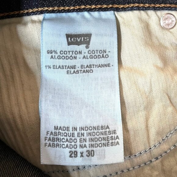 Levi’s Women's Bold Curve Bootcut Jeans 29x30 Dark Wash Denim Mid-Rise - Picture 5 of 5